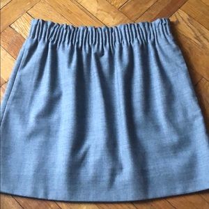 J.Crew Wool Gray Mini Skirt